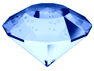 Gif animé bijoux pierre bleue